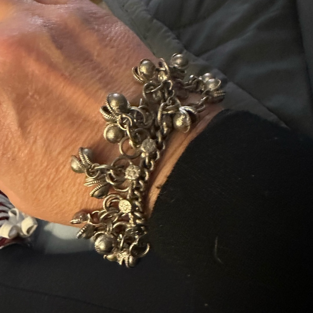 Silver Jingle Bangle Bracelet